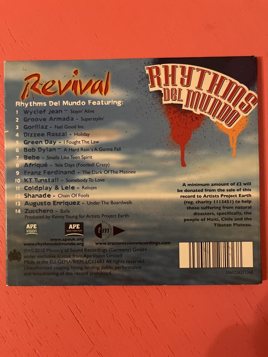 CD: Various Artists - Rhythms Del Mundo/Revival – Usato da Lützelflüh-Goldbach venduto da Deiv4 1