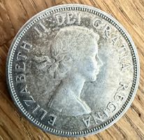 Silberdollar 1961 Silber Elizabeth II Silbermünze