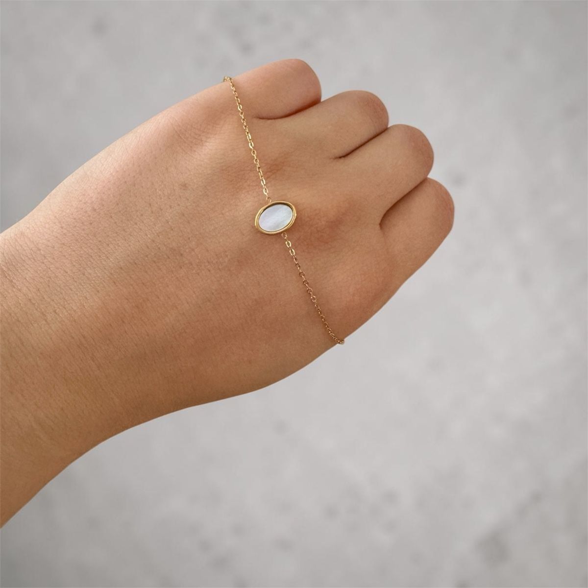 Bracciali & Braccialetti: Vergoldetes Edelstahl Armband – Nuovo e nell'imballaggio originale da Oberhasli venduto da Duabelle_official 1