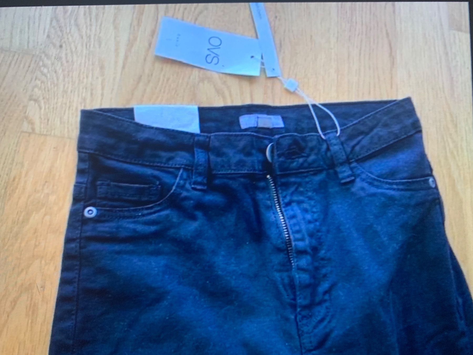 Jeans: Schwarze Hose Gr. 34 Damen / OVS Basic - Neu – Nuovo e nell'imballaggio originale da Beromünster venduto da msklef 5
