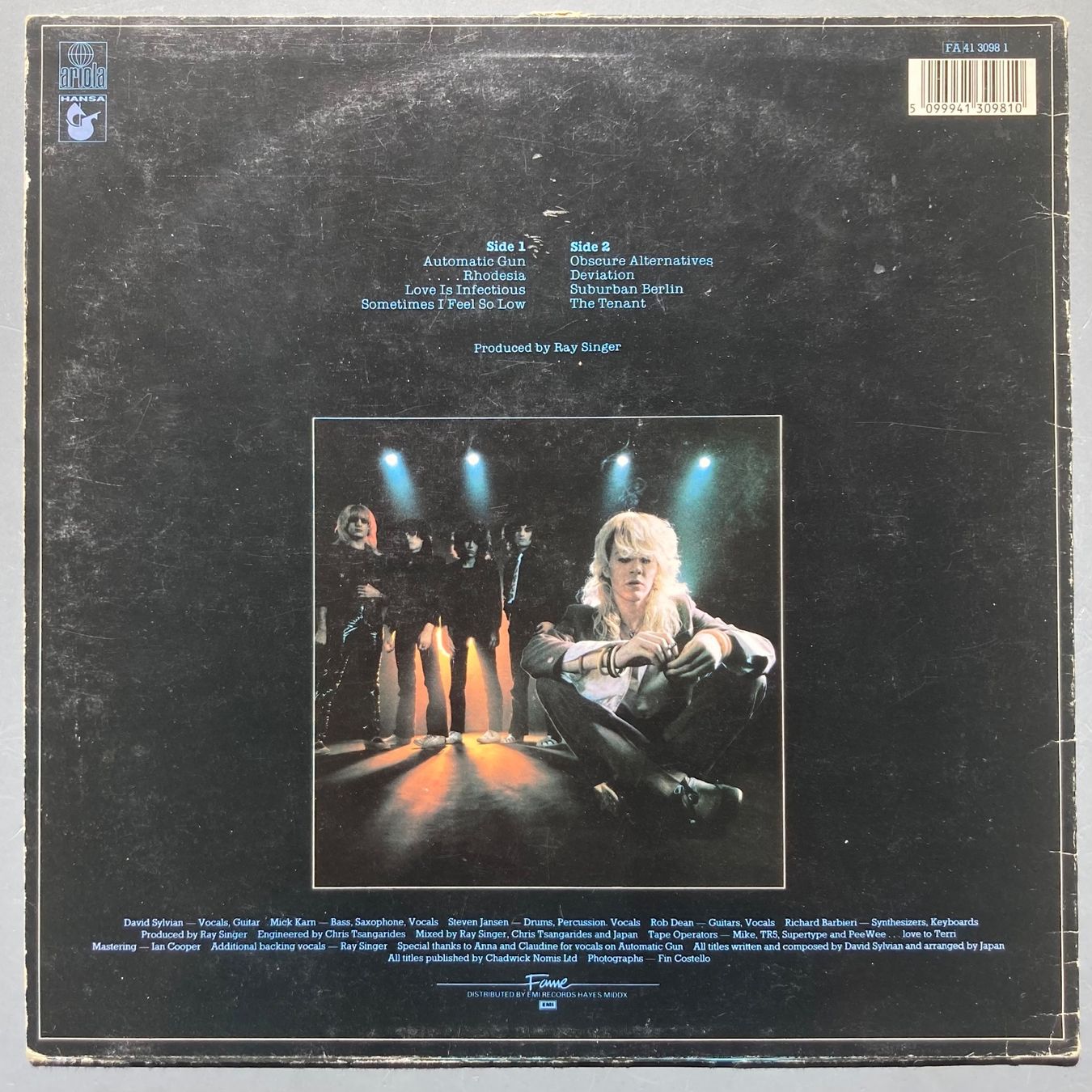Vinyles: JAPAN - OBSCURE ALTERNATIVES – D'occasion à Poliez-Pittet par Newtown-Records 1
