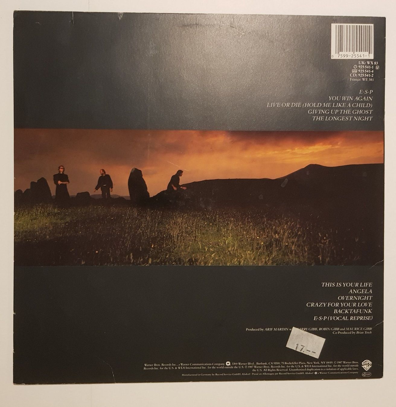 Dischi in vinile: BEE GEES E.S.P 1987 – Usato da Zürich venduto da Avd 1