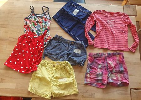 Kurze Hosen Kleiderpaket Mädchen 122