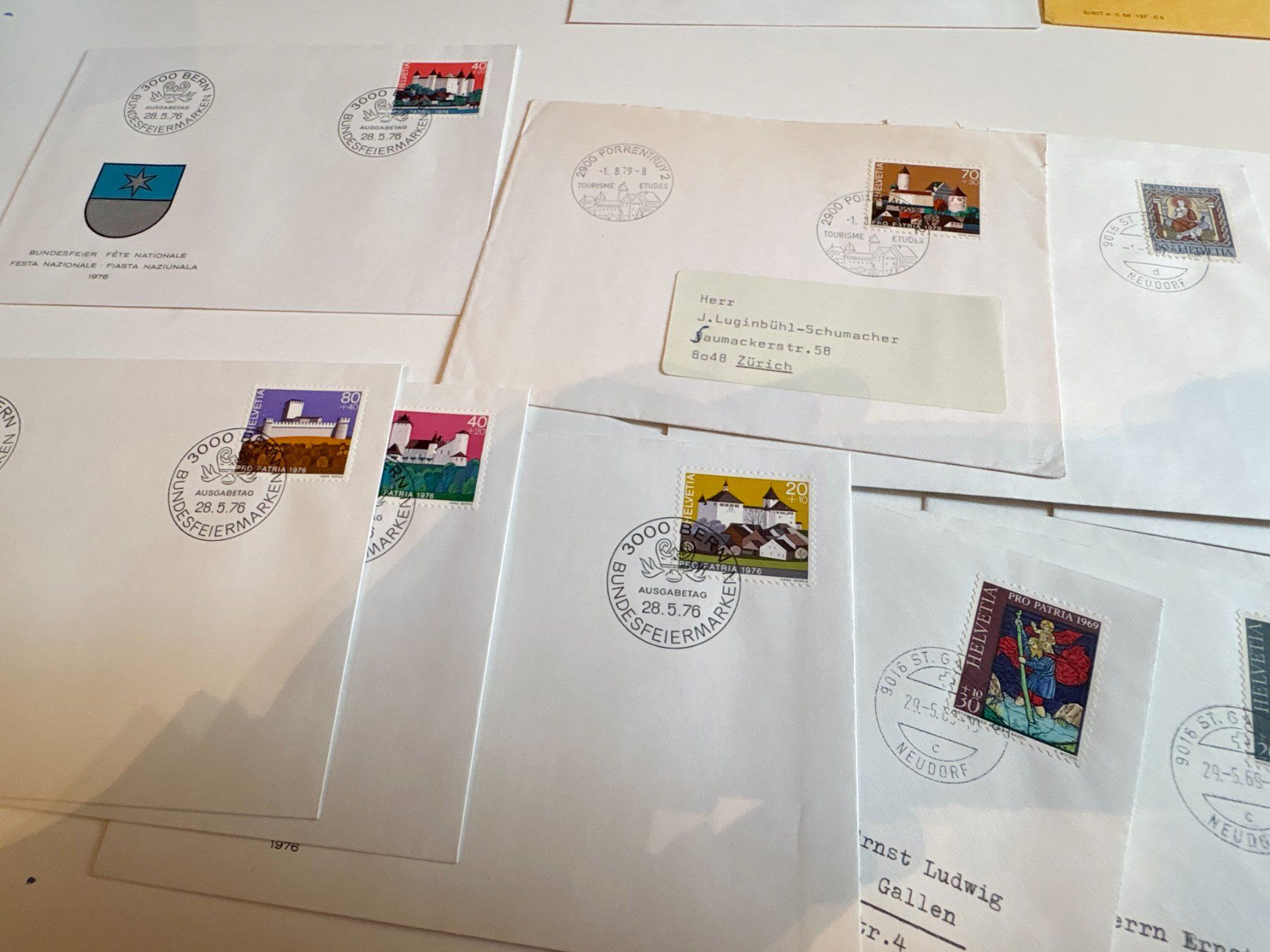 Tutti i francobolli: PRO PATRIA FDC LOT – Usato da Riva san vitale venduto da abd_p86k 1