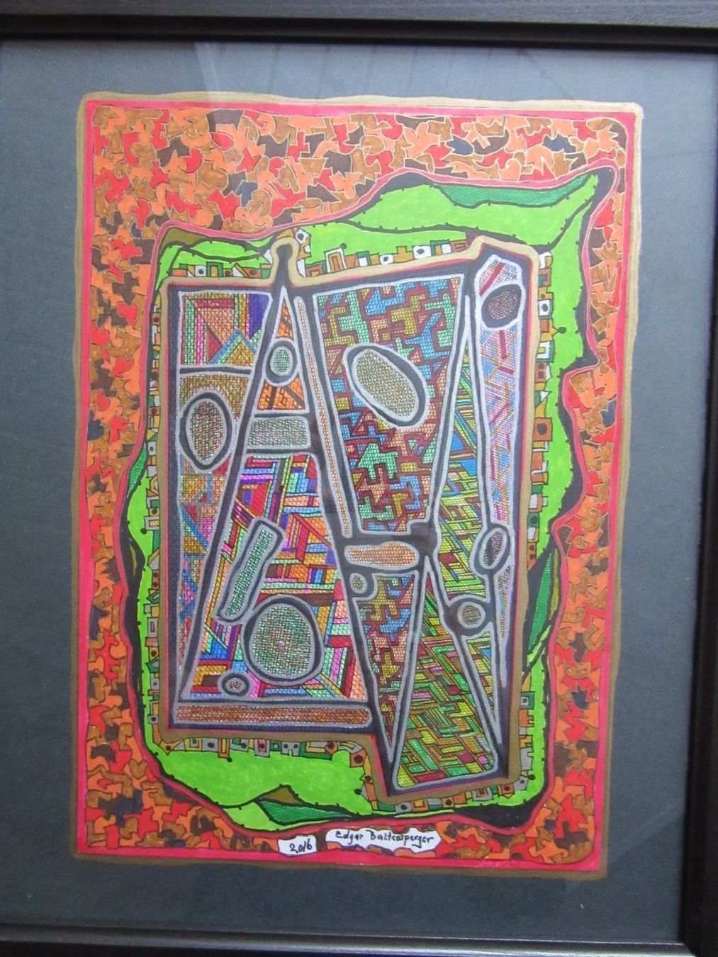 Foto & Immagini: EDGAR BALTENSPERGER ORIGINAL MIT RAHMEN – Usato da Gersau venduto da grafik-kunst 2