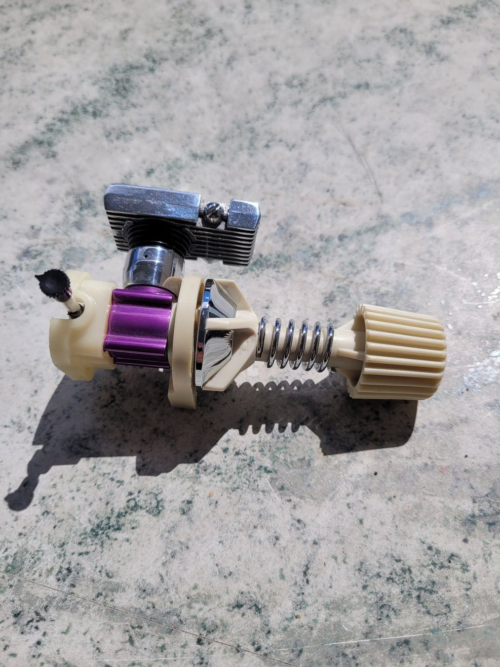 Modellismo RC: Sehr Rar! Cox Pull Start Engine (Buggymotor) 0.49, Neu – Nuovo (secondo la descrizione) da Winterthur venduto da testi67