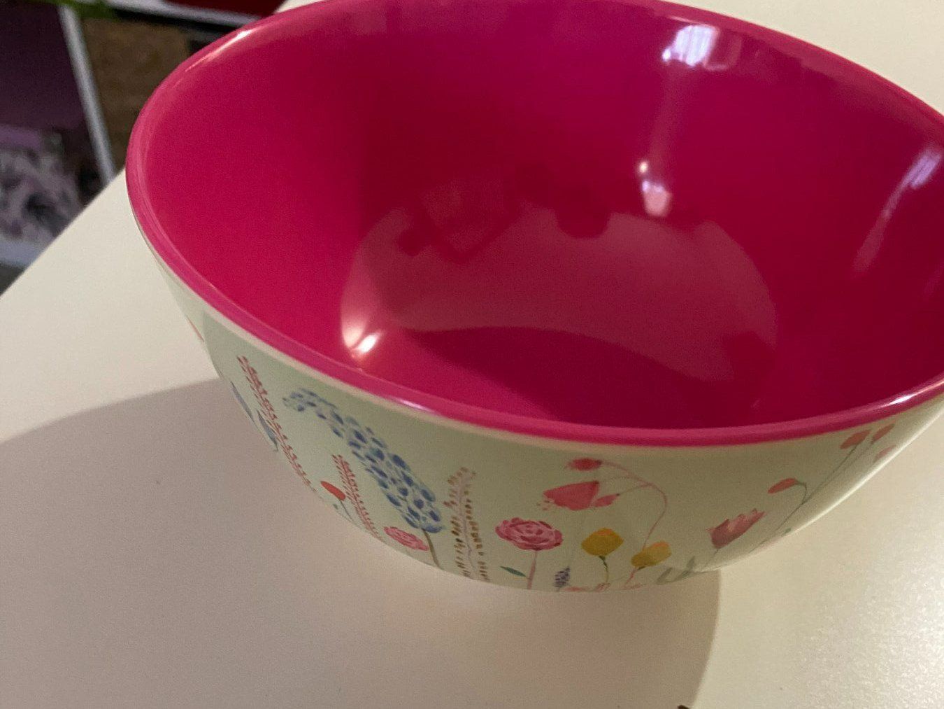 Ciotole: SCHALE- RICE -FLOWERS-PINK – Nuovo e nell'imballaggio originale da Meienried venduto da ManuelaBoutique