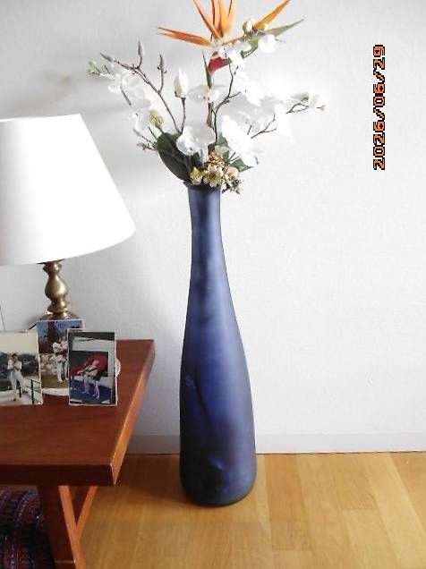 Vasen & Gefässe: Blaue Bodenvase – Gebraucht aus Uitikon Waldegg von Gastrobedarf