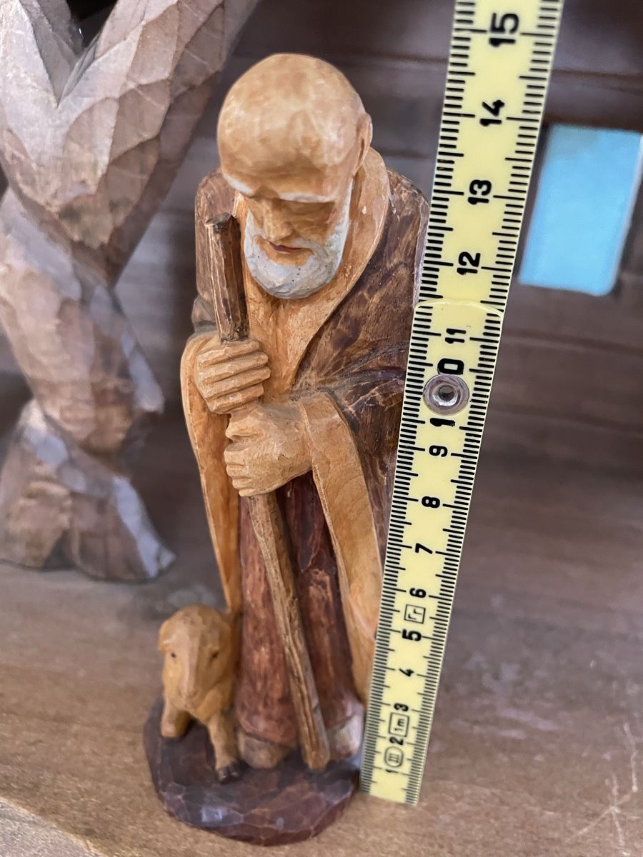 Statuette: Hirte mit Schaf E. Thomann Brienz – Usato da Flawil venduto da Naphtali 4