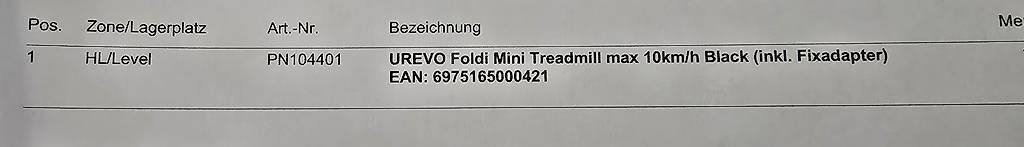 Hometrainer: Urevo Laufband Foldi Mini – Gebraucht aus Thun von Nyffae 3