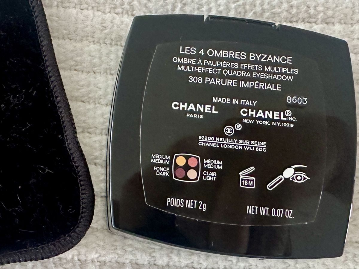 Chanel Make-up: Chanel Lidschatten / Les 4 Ombres Byzance  – Usato da Zürich venduto da aquaya01 3