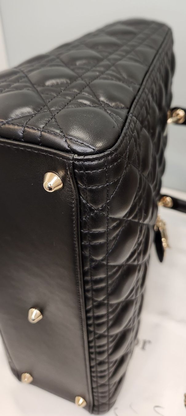 Dior Taschen für Damen: Lady Dior Bag Large Black, Excellent Condition! – Gebraucht aus Schenkon von marc79x 8