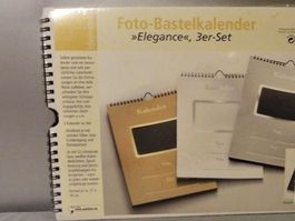 ❗Jetzt 7.50 Fr. !!❗3er Set FOTO Bastelkalender Orig. Verpakt