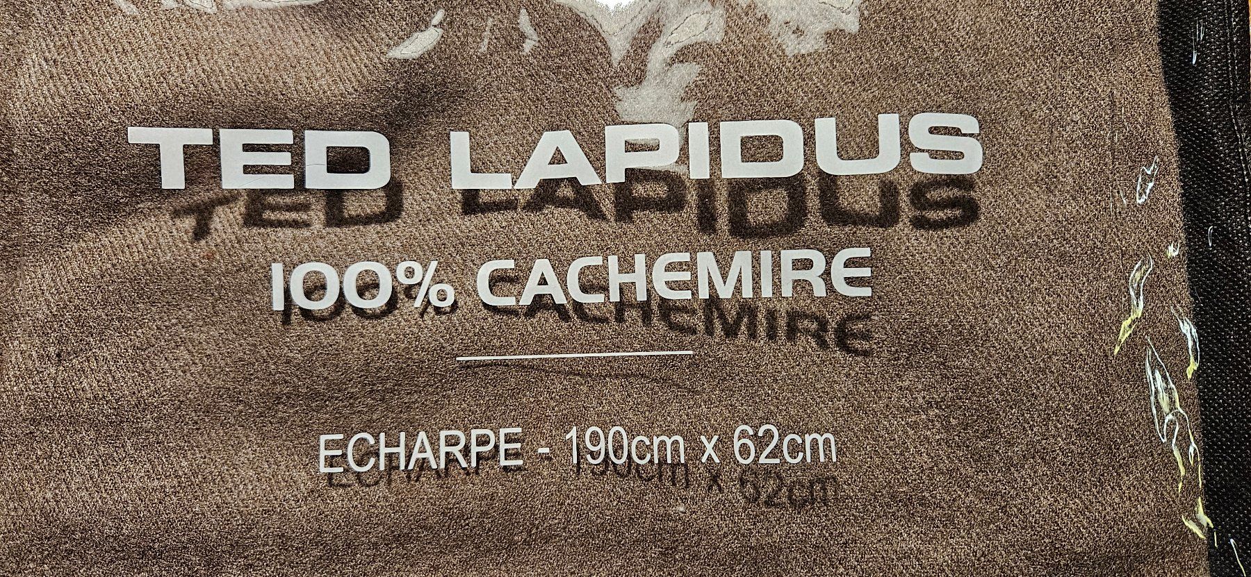Foulards, Tücher & Schals: Echarpe cachemire / Kaschmir Schal TED LAPIDUS – Neu und originalverpackt aus Därligen von hdlupo 1