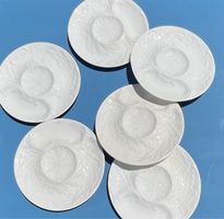 Assiettes à hors-d'oeuvre Gien, France, lot de 6 pièces