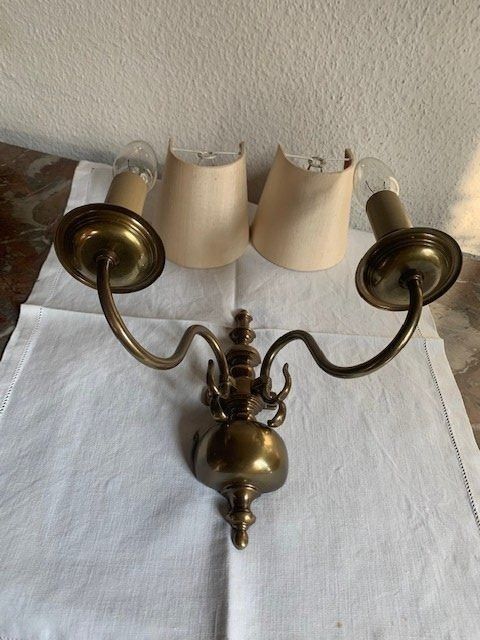 Lampen: DEKORATIVE ANTIKE WANDAPPLIKE  MESSING – Gebraucht aus Lenzburg von mayfair02 3