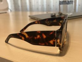 Sonnenbrille Schildpatt Optik braun Rahmen guter Zustand