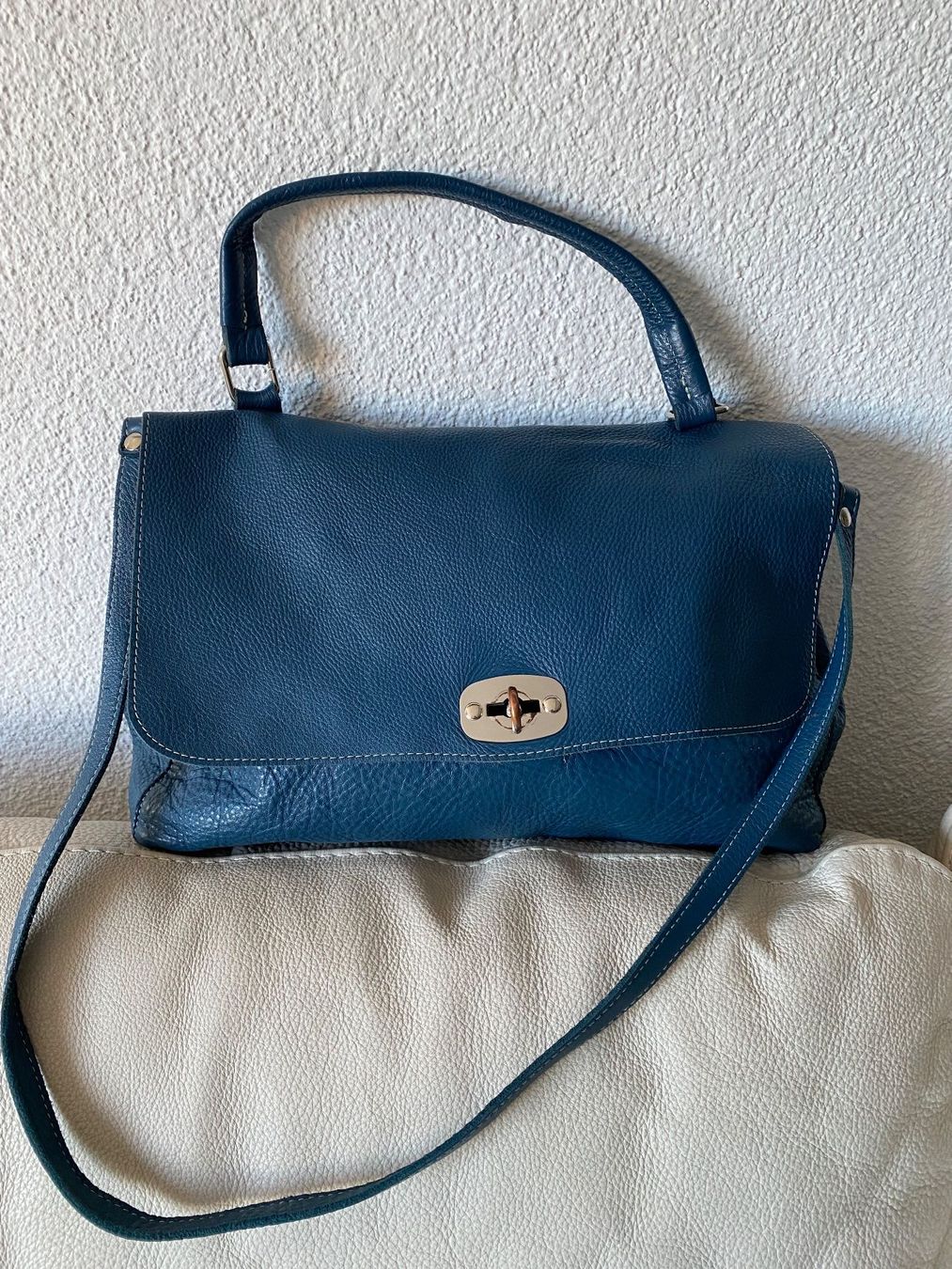 Vera Pelle Borse da donna: VERA PELLE Ledertasche Jenny Postina Designer Style – Usato da Besazio venduto da lionheart63 1