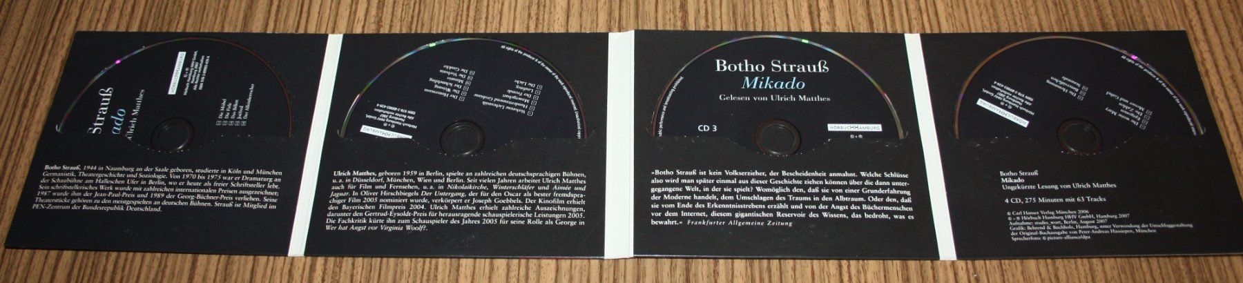 Hörbücher: CD Hörbuch  Mikado  4 CD's (69) – Gebraucht aus Flüelen von Rosegarden 3