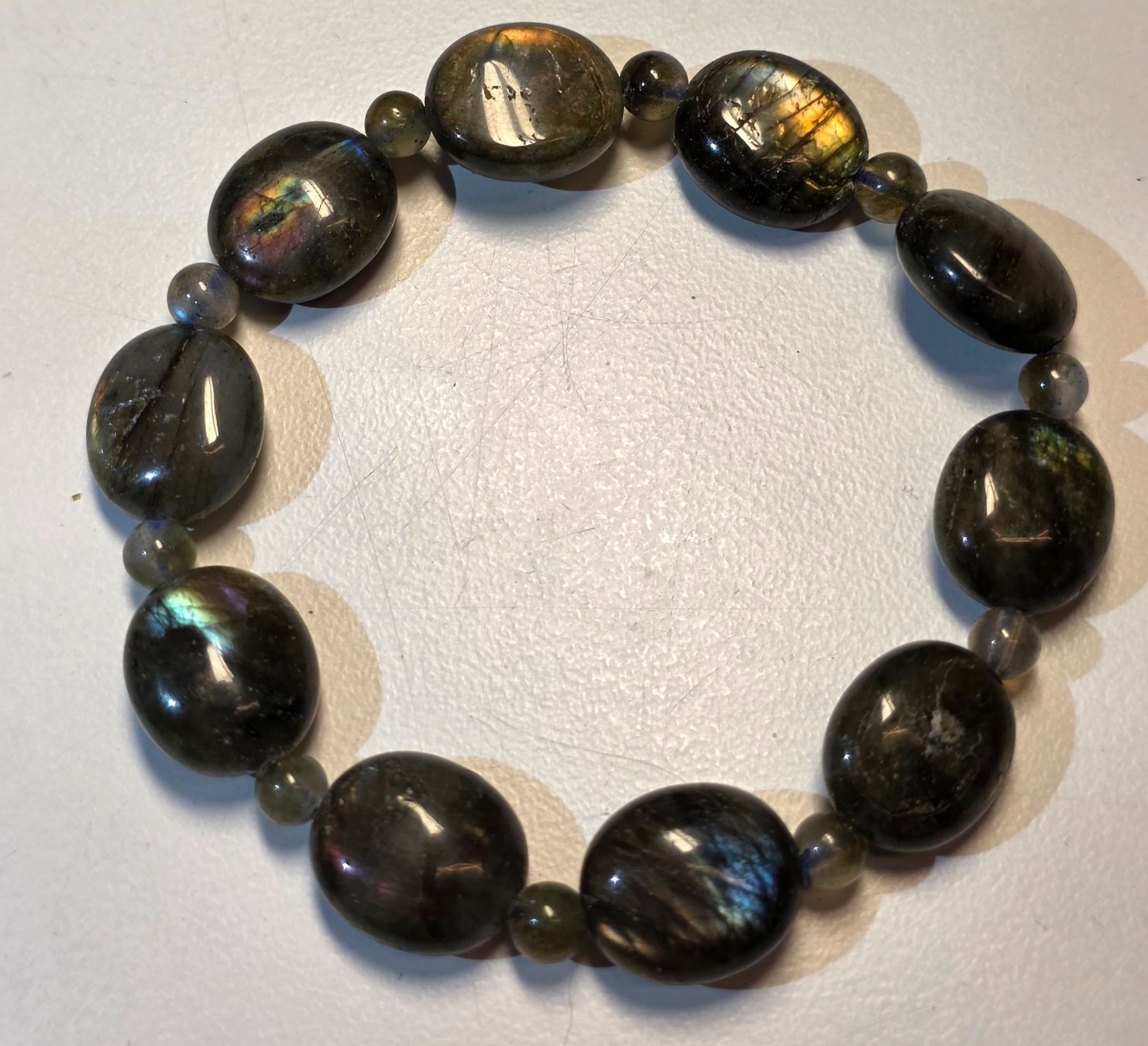 Minerali & Pietre curative: Labradorit Armband D – Nuovo e nell'imballaggio originale da Matzingen venduto da Shay_Crystalz