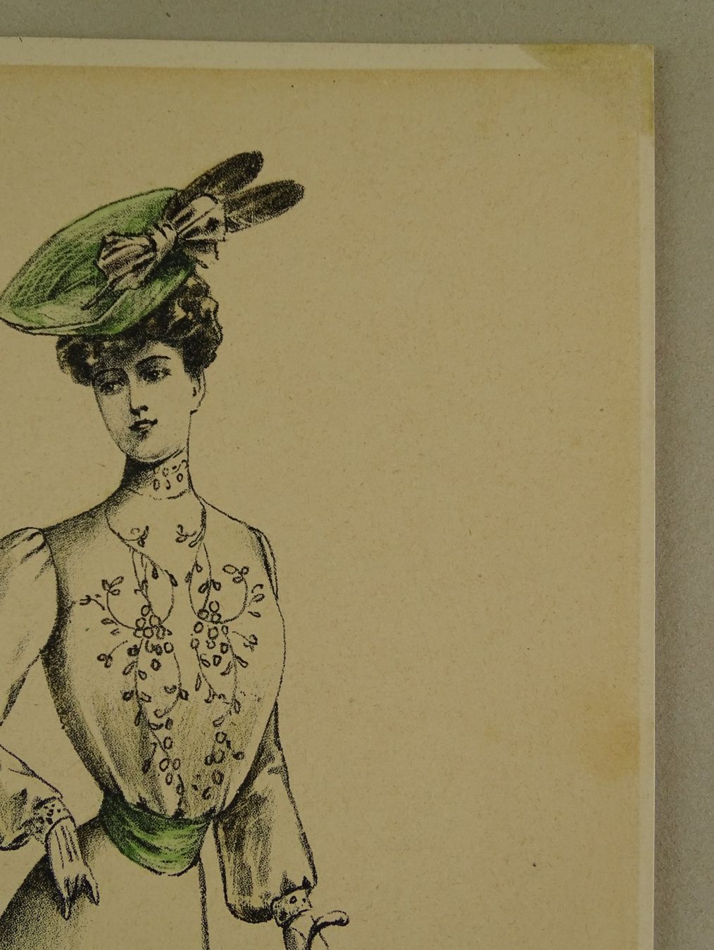 Stiche: MODE, JUGENDSTIL, LITHOGRAPHIE 1905 – Gebraucht aus Grüningen von Kartensammler 4