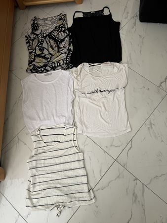 Set 5 Top shirts Grösse S,lot 5 top haut t-shirt taille S