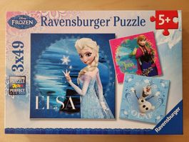 Puzzle Disney Frozen 3x49 Teile ab 5J