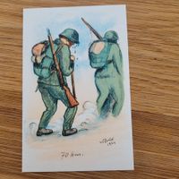 Postkarte Carte Postale AK Militär