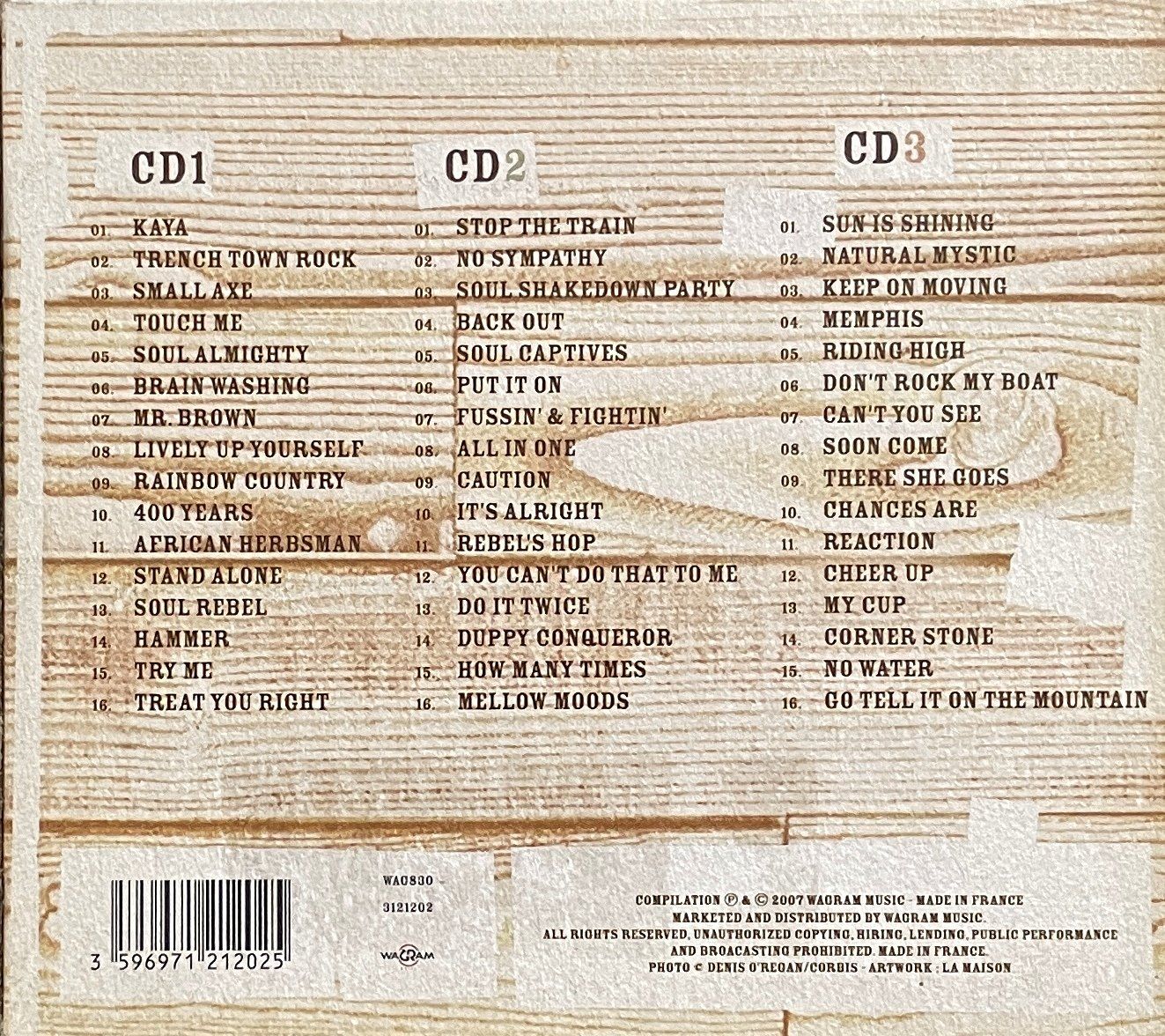 CDs: Bob Marley 3 CD's Digipack -- Same – D'occasion à Savagnier par Ne2065 1