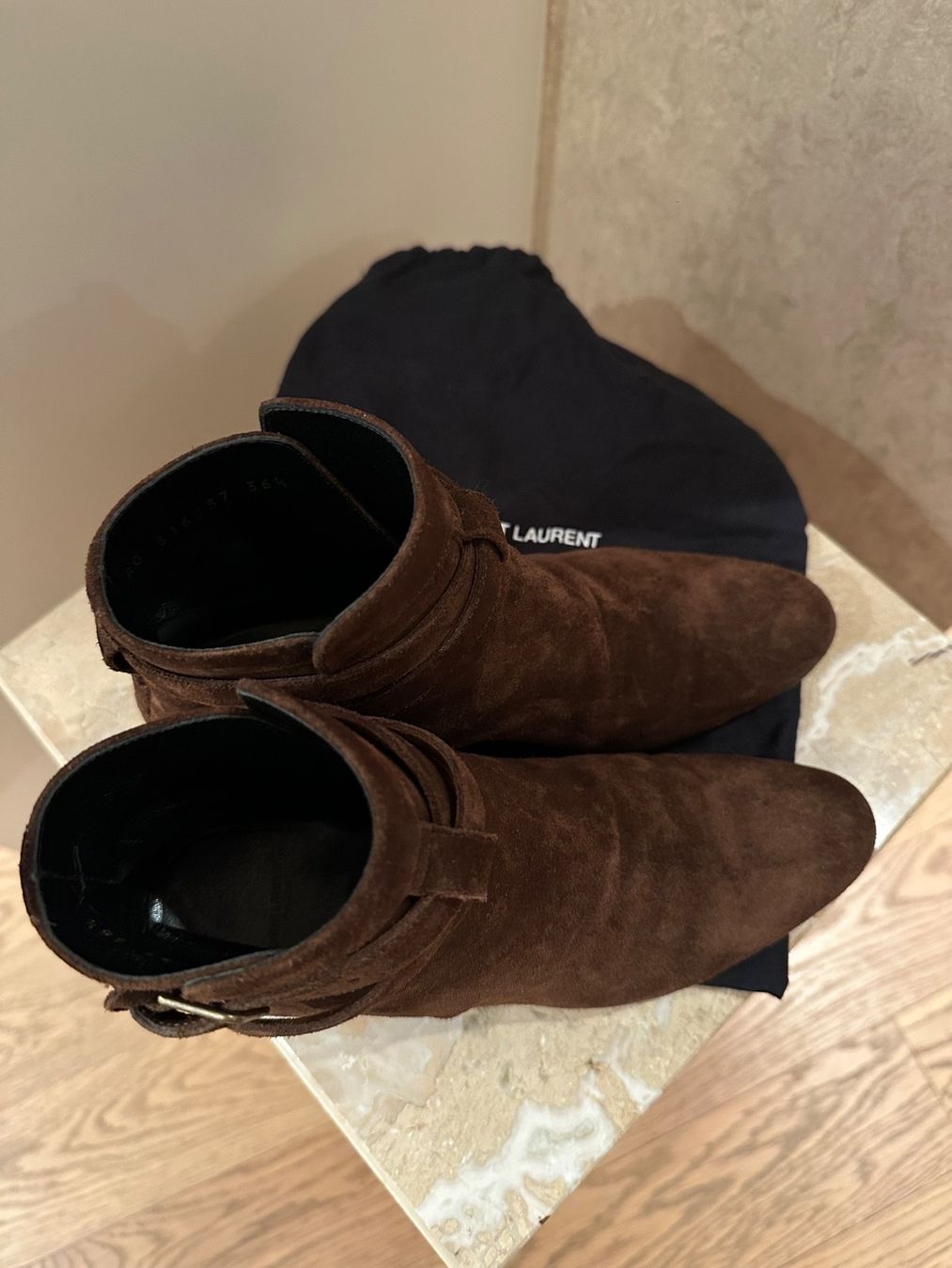 Scarpe da donna: Saint Laurent Blaze ankle boots – Usato da Paradiso venduto da apf_mh9c 3