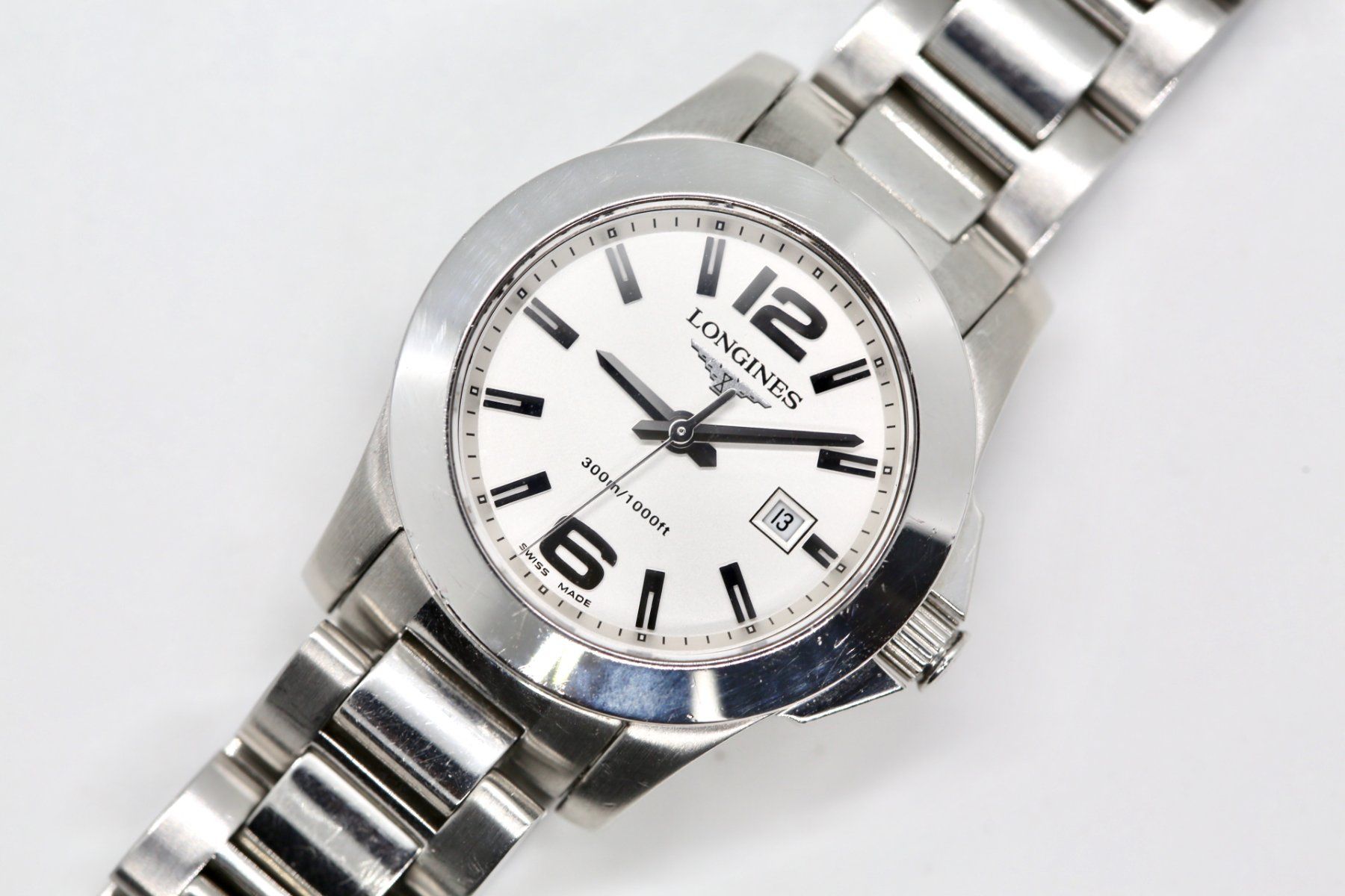 Longines Orologi: Longines Conquest Damenuhr – Usato da Reinach BL venduto da Han-Numismatik 1