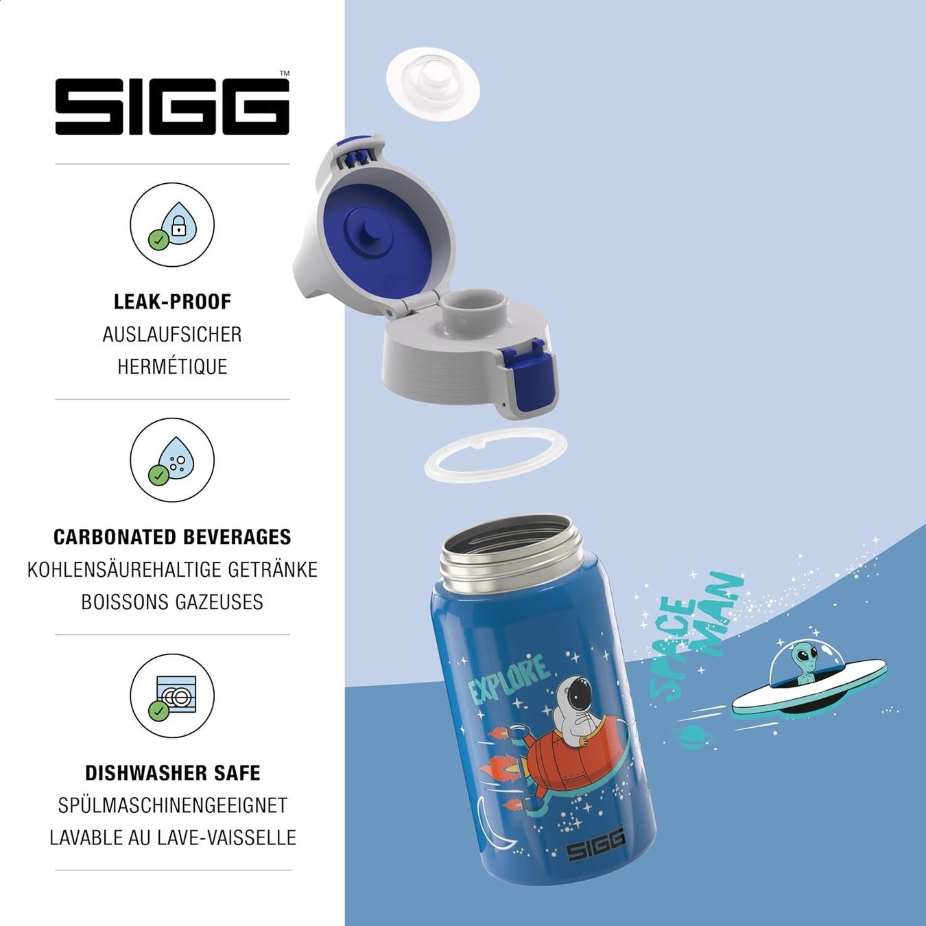 Sigg Trinkflaschen & Thermosflaschen: SIGG Kinder-Trinkflasche ONE 5dl oder 6dl - Auswahl – Neu und originalverpackt aus Kägiswil von nick333 2