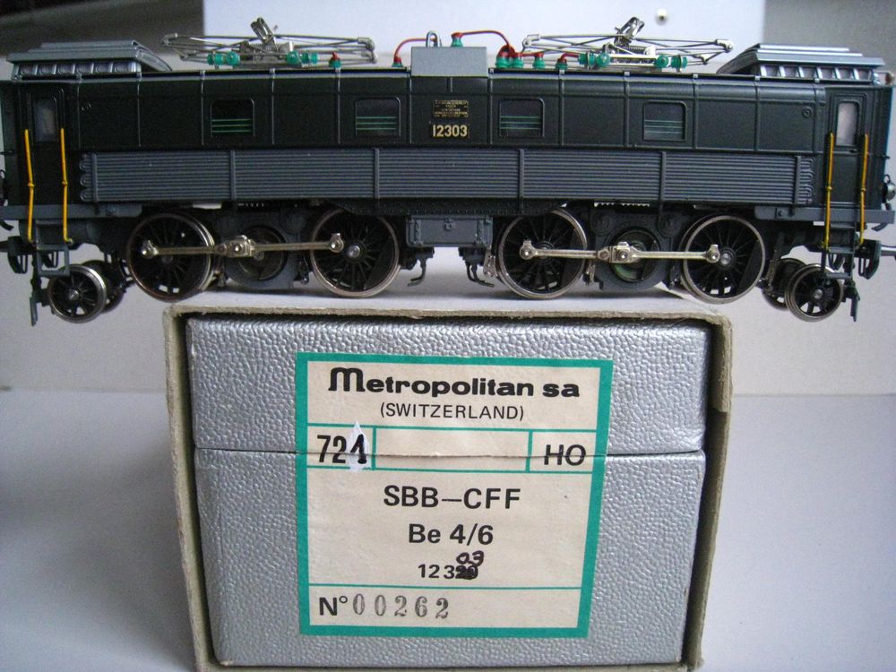 Metropolitan Modelleisenbahnen: Metrop Be 4/6 12303 SBB-Gotthardbahn E-Lok,  721 – Gebraucht aus Buchs ZH von swiss-train