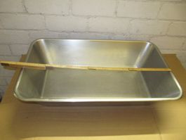 Chromstahl Wanne 74 x 44 x 17 cm
