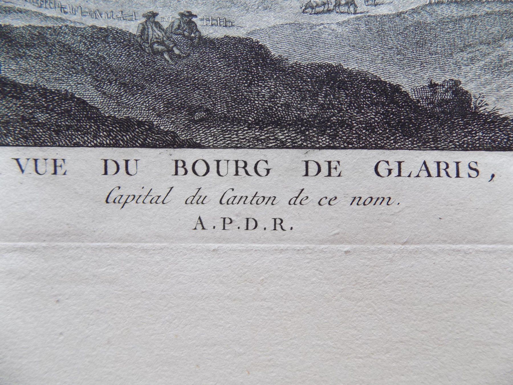 Gravures: Glarus grosser Kupferstich – D'occasion à Risch par Rischli15 3
