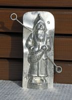 Schokoladenform, Giessform aus Metall: Samichlaus/Weihnacht