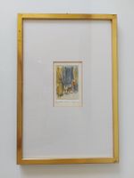 BETTY GUY  1920 - 2016  "Back Stage"  Radierung/Aquarell