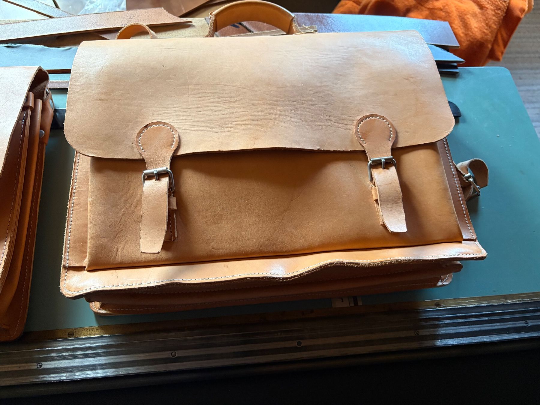 Valigie & Borse: Leder Mappe-Tasche  NEU – Usato da Grünen venduto da kanti1210 2