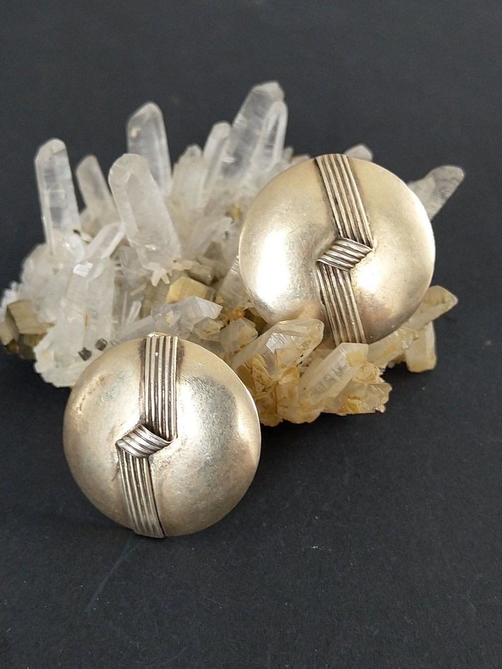 Ohrringe & -stecker: RUNDE OHRRINGE IN 925 SILBER – Gebraucht aus Romanshorn von BoutiqueA