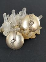 RUNDE OHRRINGE IN 925 SILBER