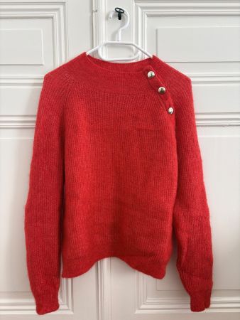 Sezane Pullover Rot