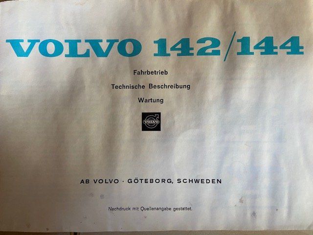 Libri: Volvo 142 / 144 Betriebsanleitung Oldtimer – Usato da Hedingen venduto da mg1948_er 1