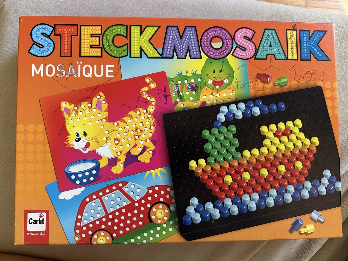 Carlit Spiele: Steckmosaik Spiel – Gebraucht aus Zürich von nad_z95g