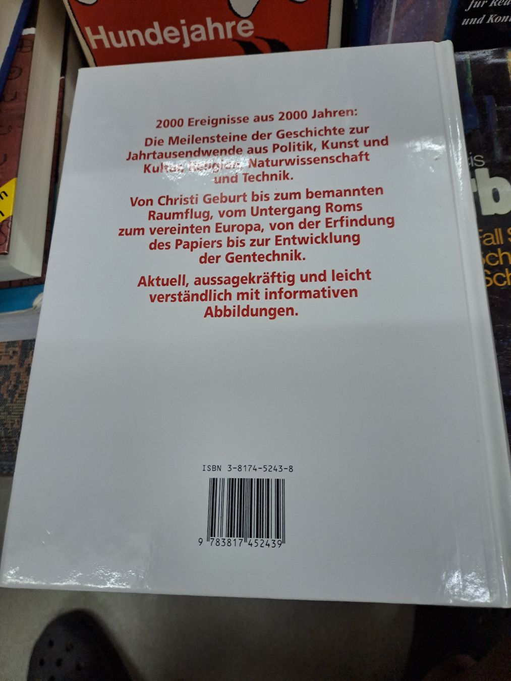 Bücher: Buch 2000 Ereignisse aus 2000 Jahren gebraucht – Gebraucht aus Zürich von Schoebi19 5