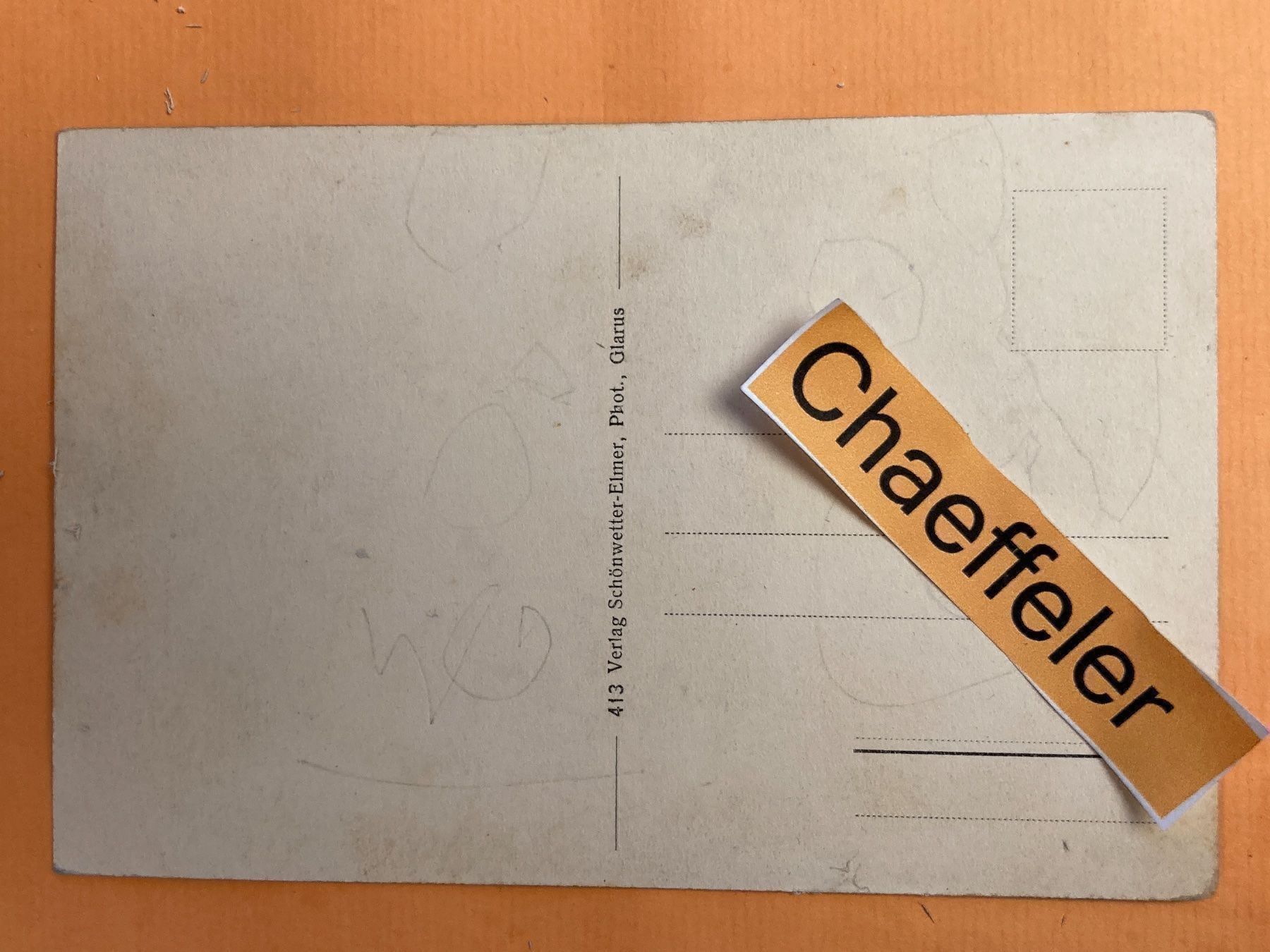 Cartoline postali: Muttseehütte 2480 m – Usato da Zürich venduto da Chaeffeler 1