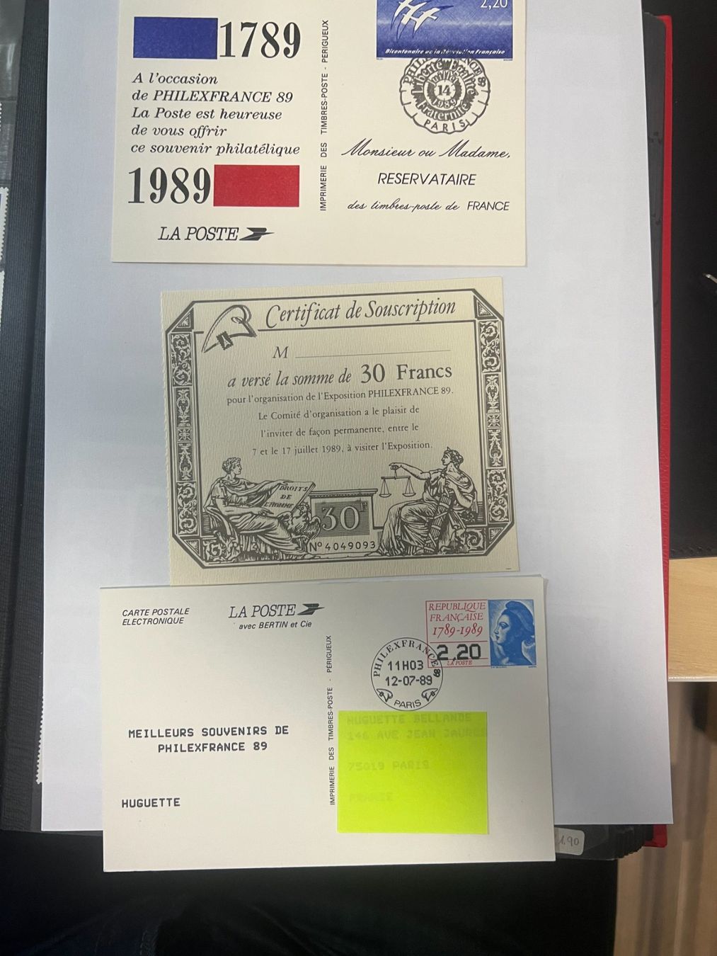 Alle Briefmarken: () Année complète 1989 Neufs** – Neu und originalverpackt aus Lausanne von ffhoud 6