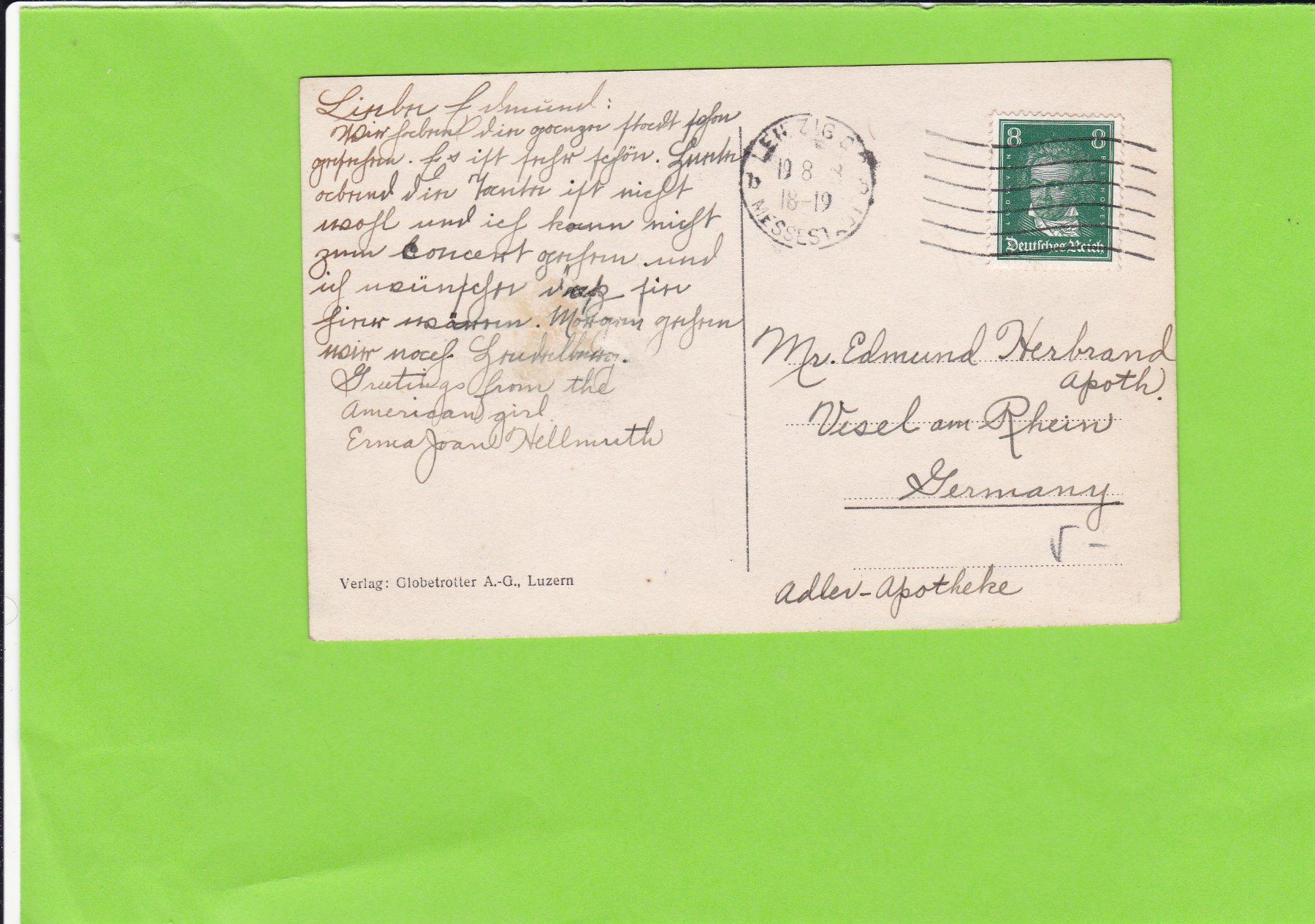 Cartoline postali: Luzern-Kapellbrücke – Usato da St. Peterzell venduto da neckertal 1