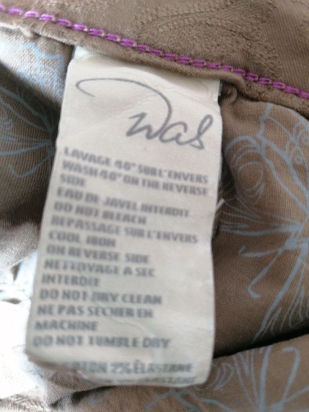 Pantaloni: Was Hose Norma Cropped, Grösse 27, Neu – Nuovo (secondo la descrizione) da Klingnau venduto da vollmond36 8