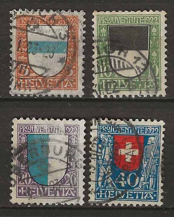 Tutti i francobolli: PJ022 - Pro Juventute 1922 obl. – Usato da Trélex venduto da Phil_Albert