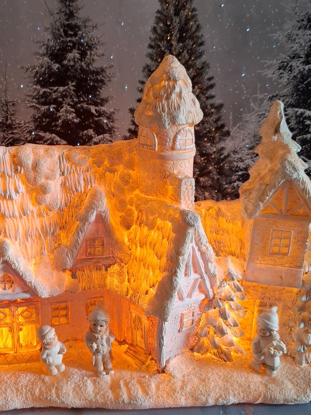 Tutte le decorazioni: BELEUCHTETE WINTERLANDSCHAFT MIT LICHT – Nuovo (secondo la descrizione) da Gretzenbach venduto da schibaya 2